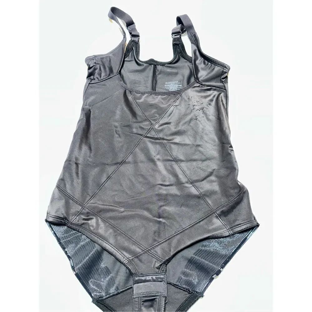 Slimshaper by Miracle brands black slimming bodysuit size L